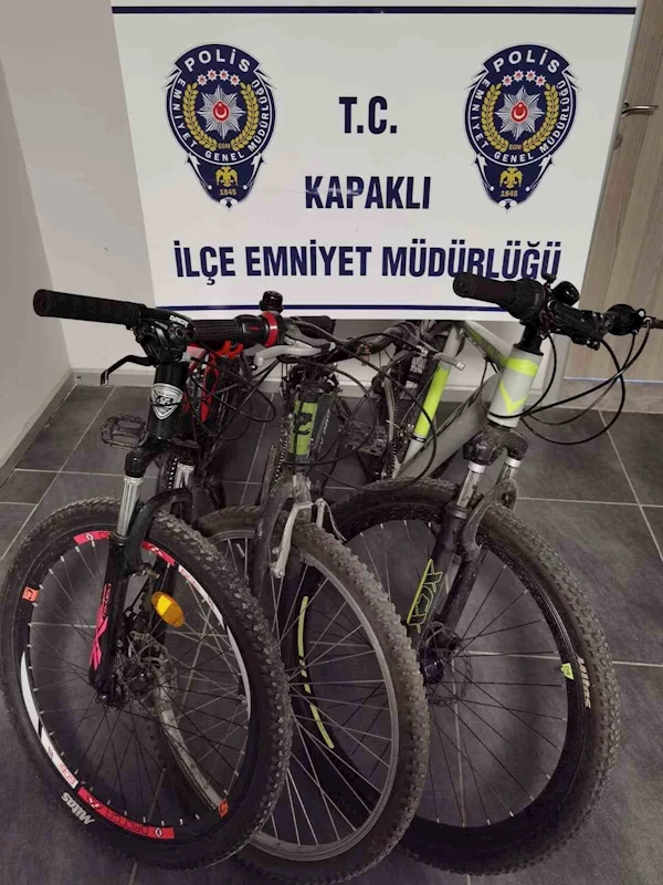 Kapaklı’da bisiklet hırsızları yakalandı
