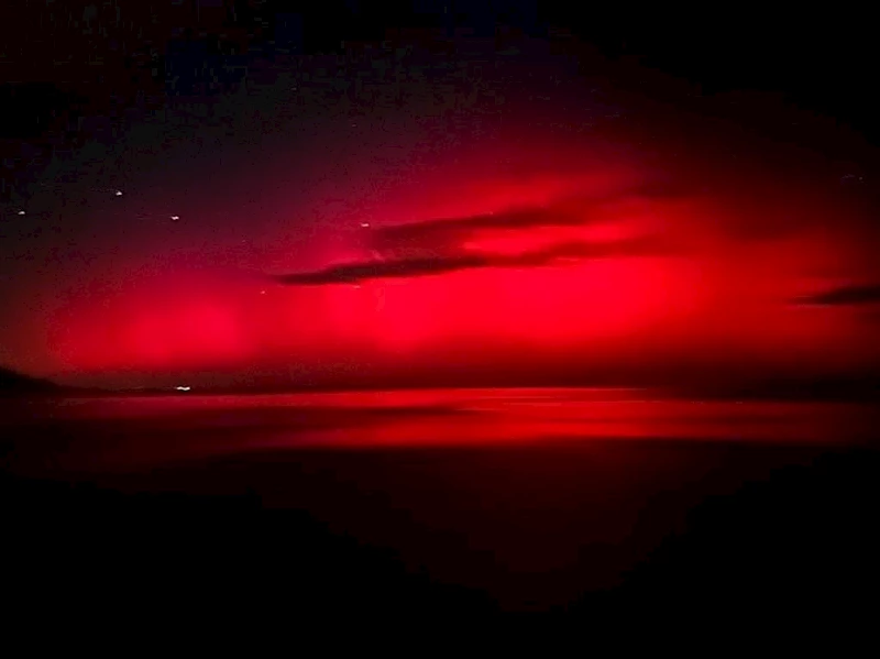 Kıyıköy’de Kuzey Işıkları balıkçı tarafından görüntülendi
