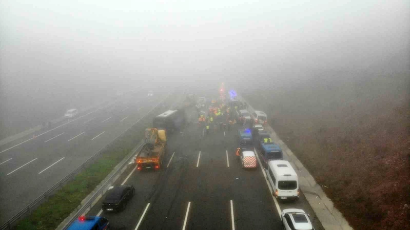 10 kişinin hayatını kaybettiği kaza alanı havadan görüntülendi
