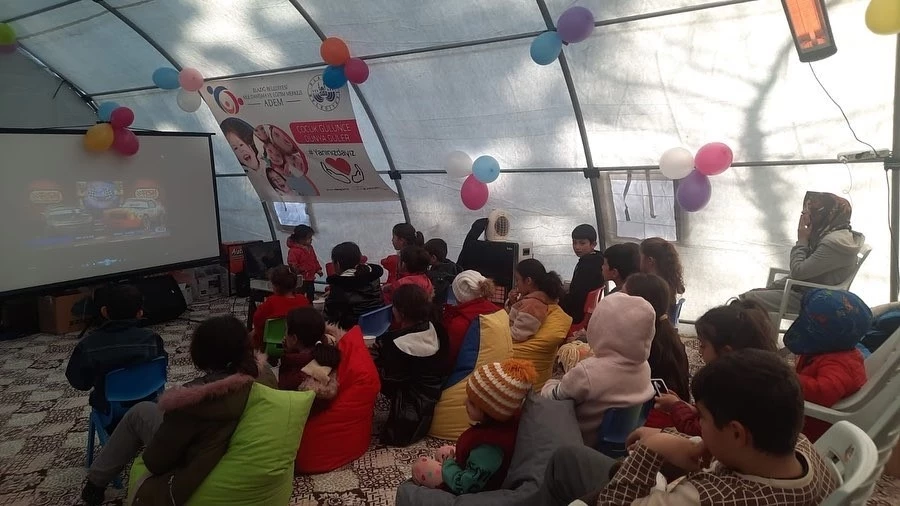 Elazığ’da depremzede çocuklara yönelik etkinlik