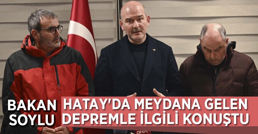 Süleyman Soylu, Hatay