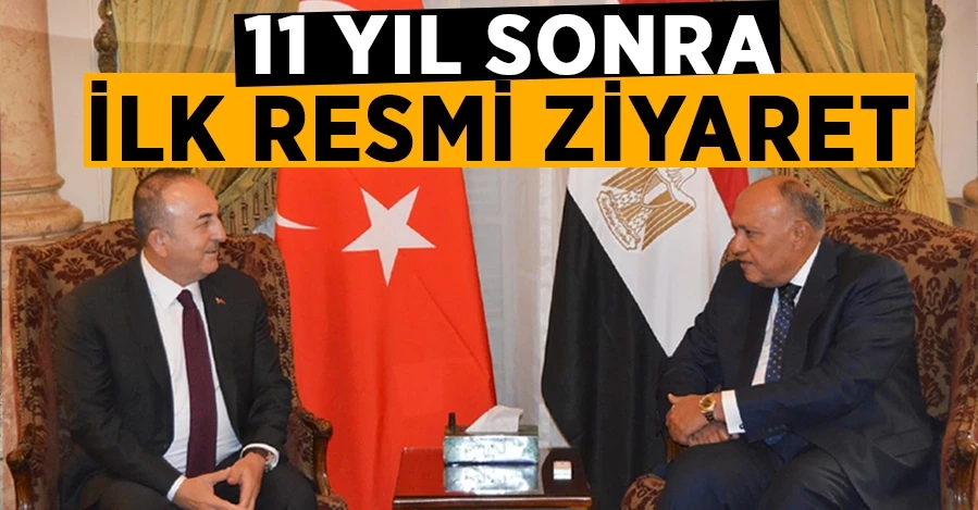 Dışişleri Bakanı Mevlüt Çavuşoğlu, Mısırlı mevkidaşı Shoukry ile görüştü   