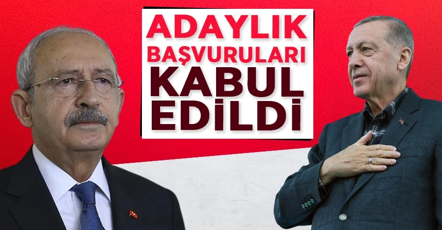 YSK, Erdoğan ve Kılıçdaroğlu