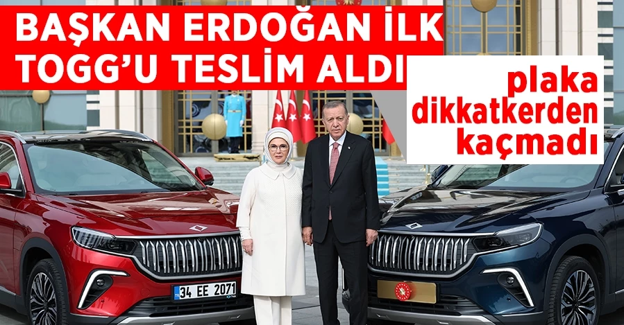 Cumhurbaşkanı Erdoğan ilk Togg