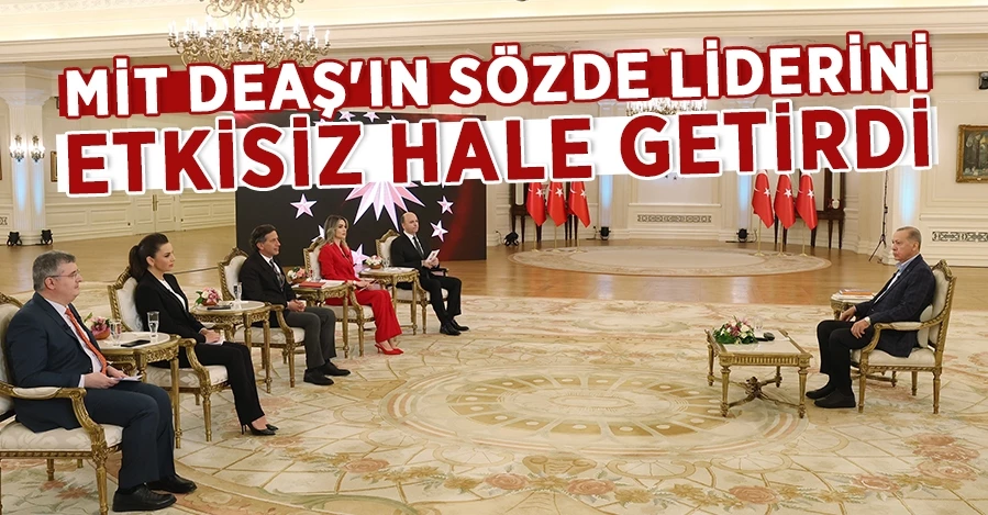  Başkan Erdoğan açıkladı! MİT