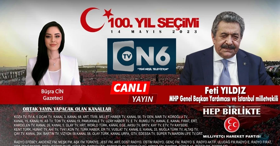 MHP Genel Başkan Yardımcısı Ve İstanbul milletvekili FETİ YILDIZ  “100. Yıl Seçimi” programına konuk oluyor	