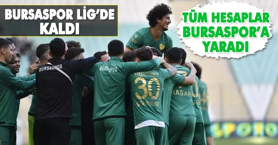 Bursaspor Lige Tutundu!