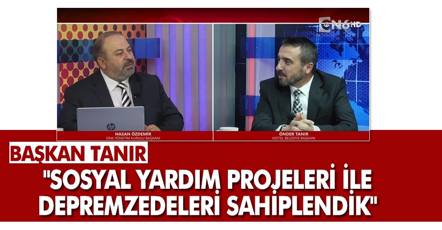 Başkan Tanır: 