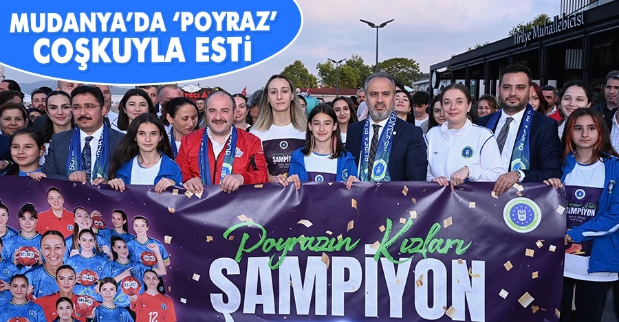 Mudanya’da ‘Poyraz’ coşkuyla esti