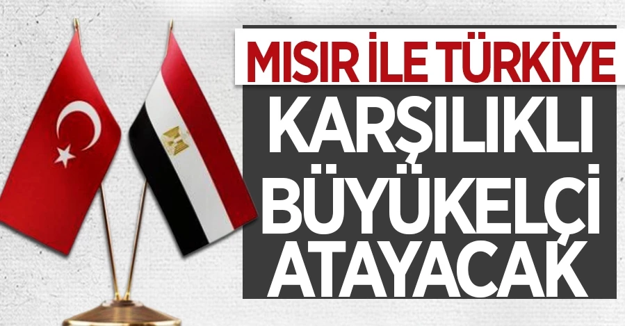 Mısır ile Türkiye karşılıklı büyükelçi atayacak