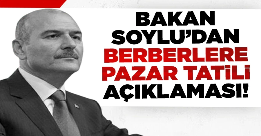 Bakan Süleyman Soylu