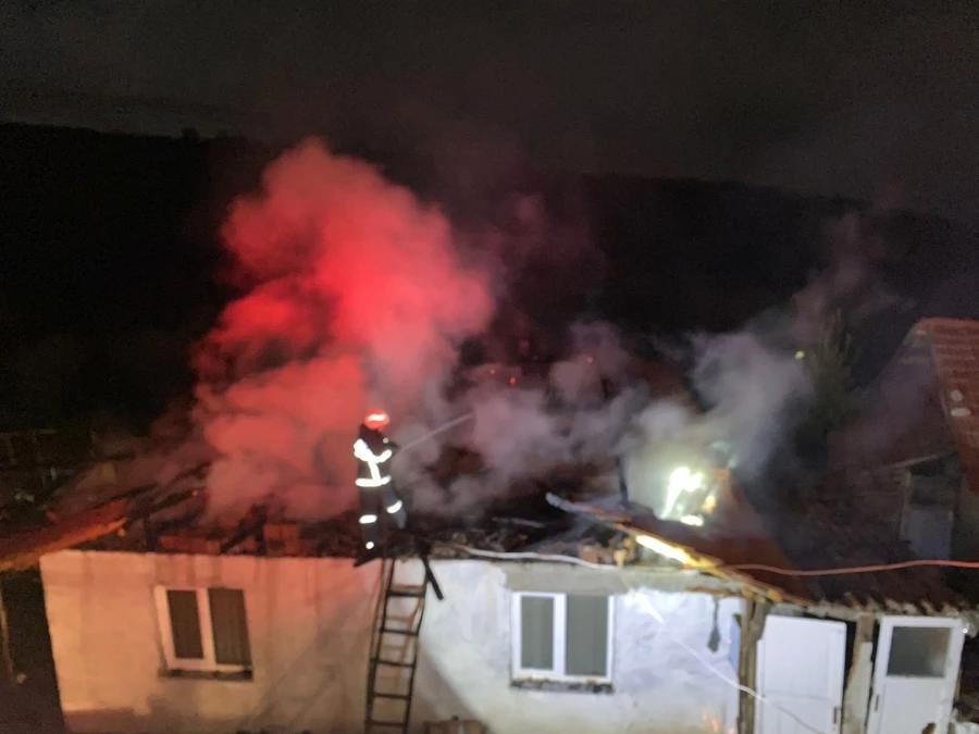  Erbaa’da tek katlı evde yangın çıktı   