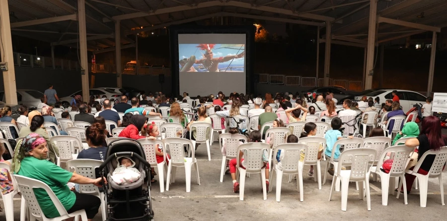 Nilüfer’de çocuklara açık hava sineması 