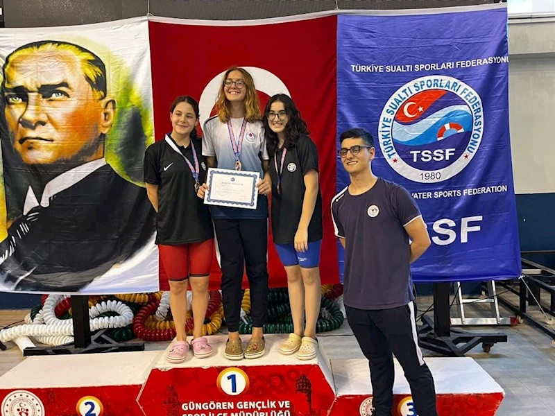Paletli Yüzme Kulüpler Türkiye Şampiyonası’nda, Masal Özgü Koyuncu’dan rekor
