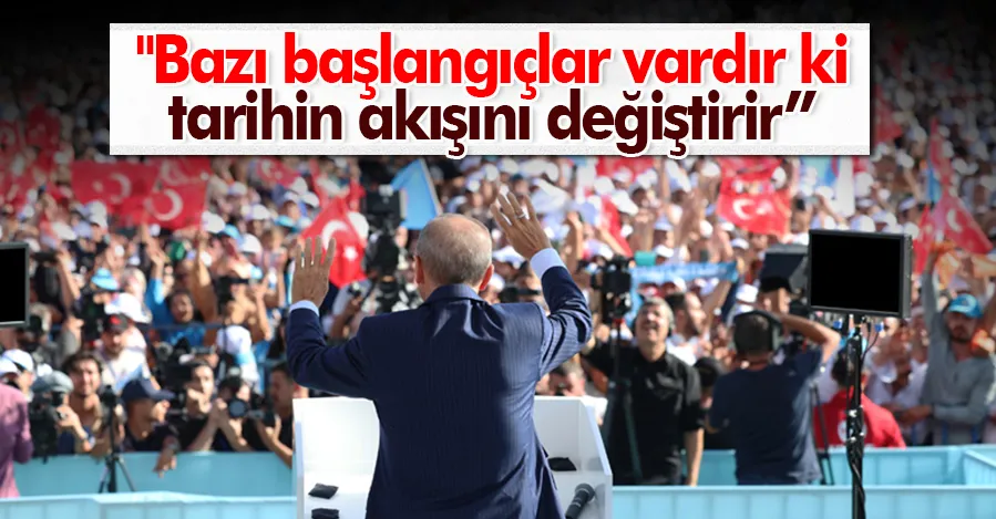 Cumhurbaşkanı Erdoğan:  Malazgirt, Anadolu’daki hükümranlığımızın kapılarını açmıştır