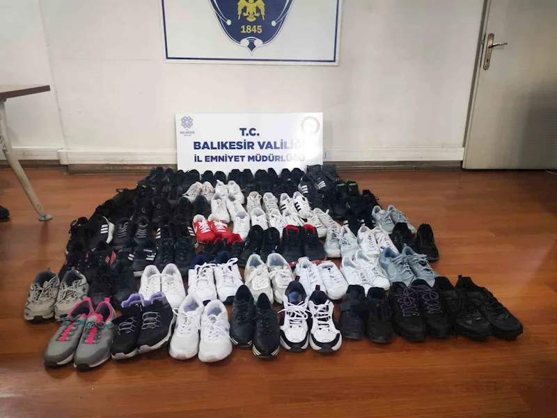 Bandırma’da ayakkabı hırsızı yakalandı
