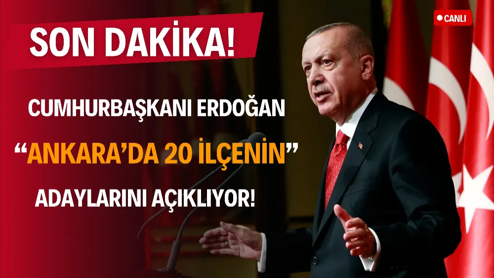 Cumhurbaşkanı Erdoğan Ankara