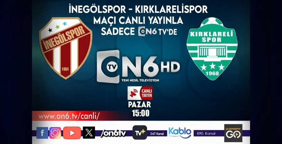 İnegölspor-Kırklarelispor maçı 