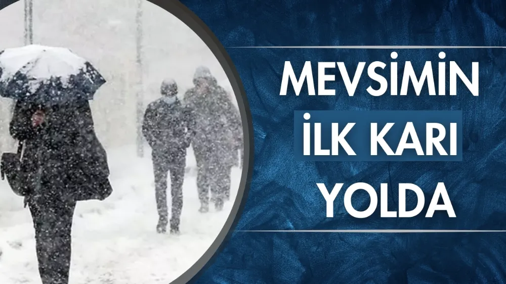 Mevsimin ilk karı yolda