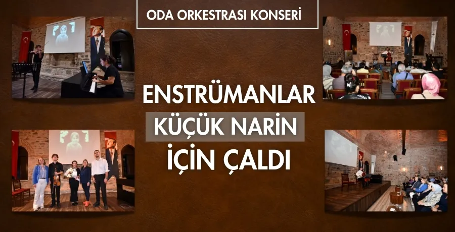 Enstrümanlar küçük Narin için çaldı