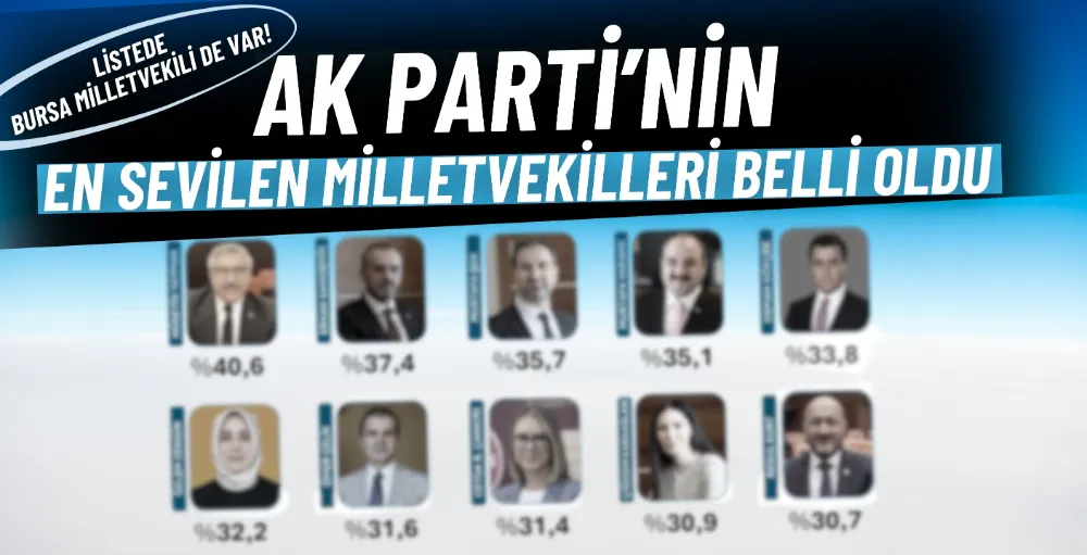 AK Parti’nin en sevilen milletvekilleri açıklandı