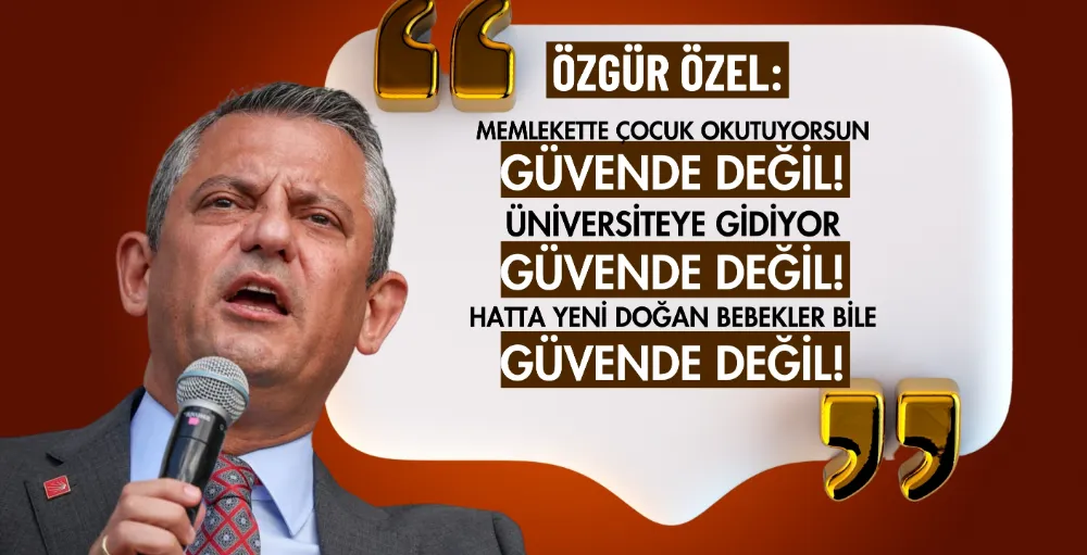 Özgür Özel: “Çeteye karışan hastaneler bir gecede kamulaştırılsın”