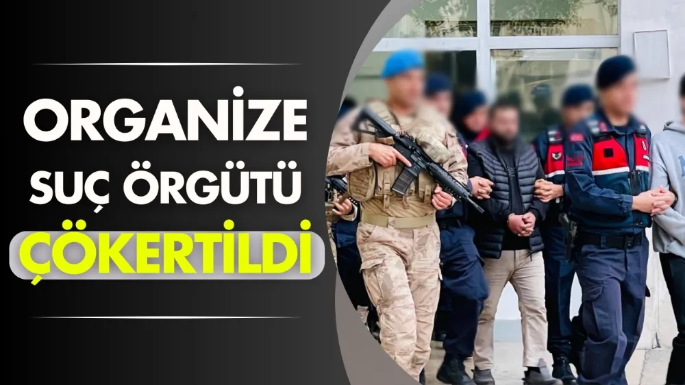 Organize suç örgütü çökertildi