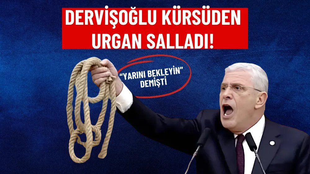 Dervişoğlu kürsüden urgan salladı