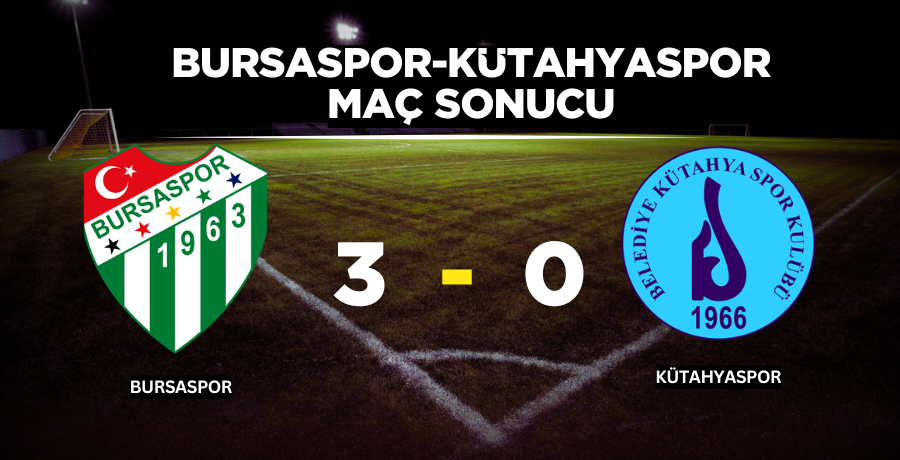 Bursaspor-Kütahyaspor maç sonucu 