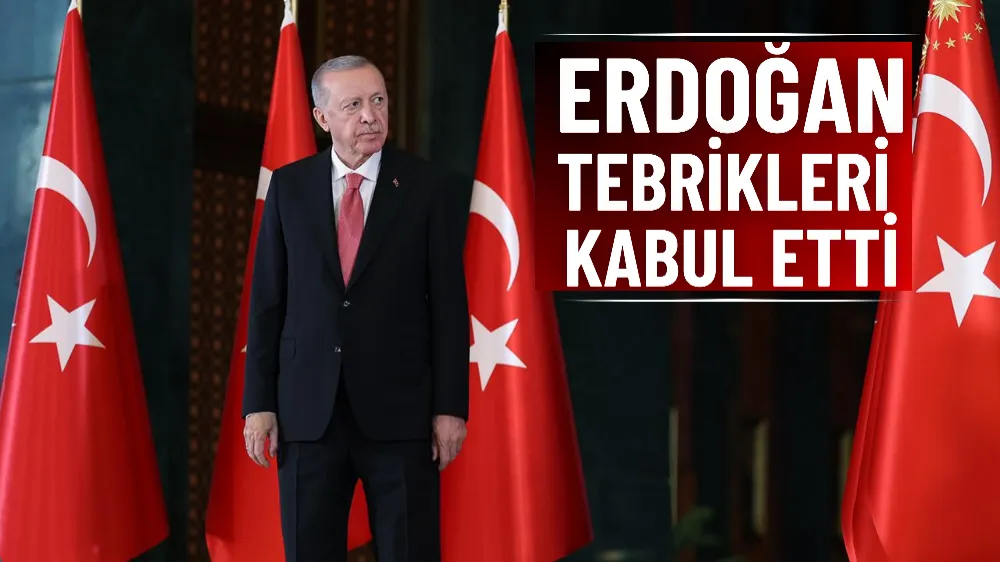 Cumhurbaşkanı Erdoğan 29 Ekim Cumhuriyet Bayramı tebriklerini kabul etti