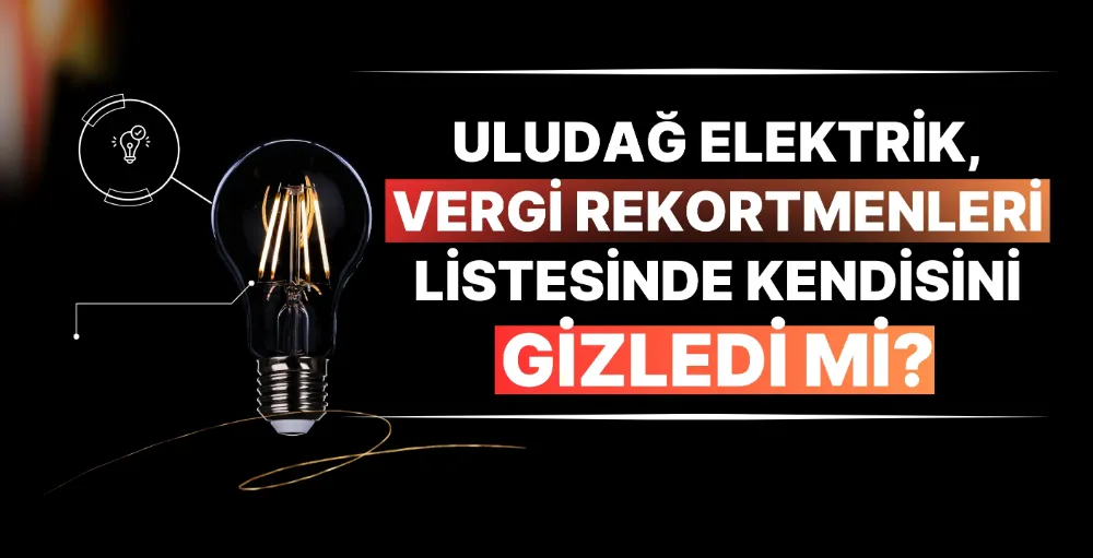 Uludağ Elektrik, vergi rekortmenleri listesinde kendisini gizledi mi?