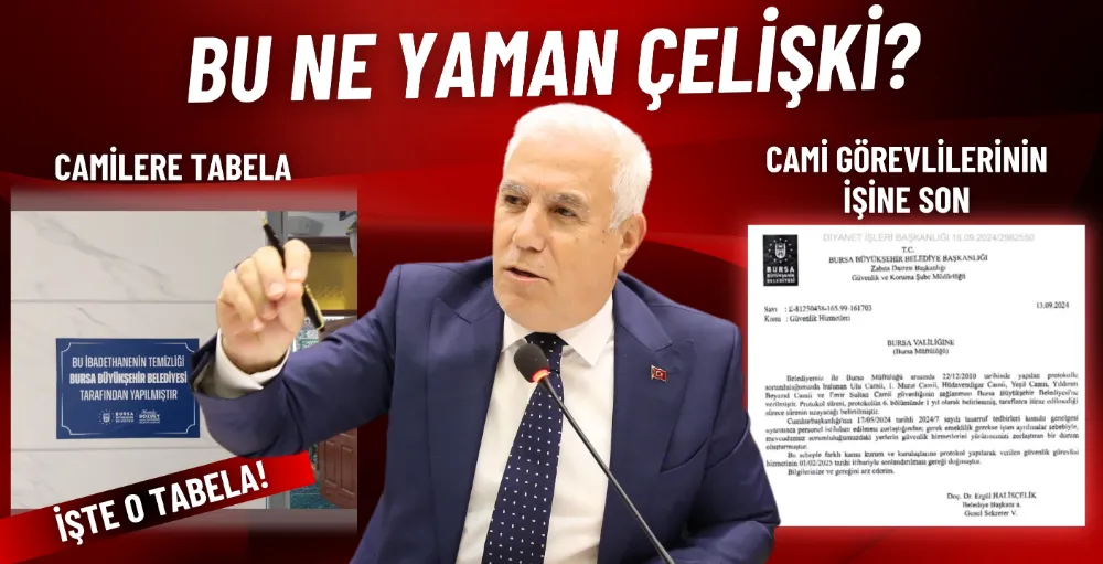 Camilere tabela, cami görevlilerinin işine son: Bu ne yaman çelişki 