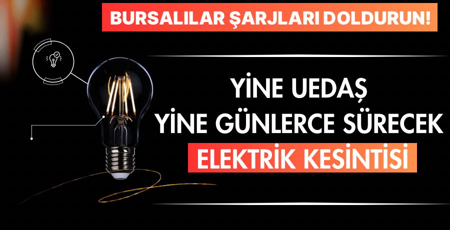 Bursalılar şarjları doldurun!