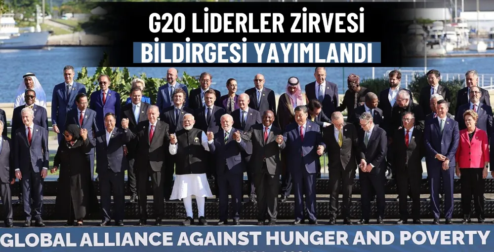 G20 Liderler Zirvesi bildirgesi yayımlandı