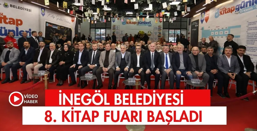  İnegöl Belediyesi 8. Kitap Fuarı başladı 