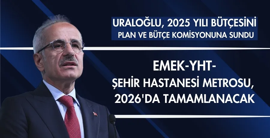 Uraloğlu, 2025 yılı bütçesini Plan ve Bütçe Komisyonu