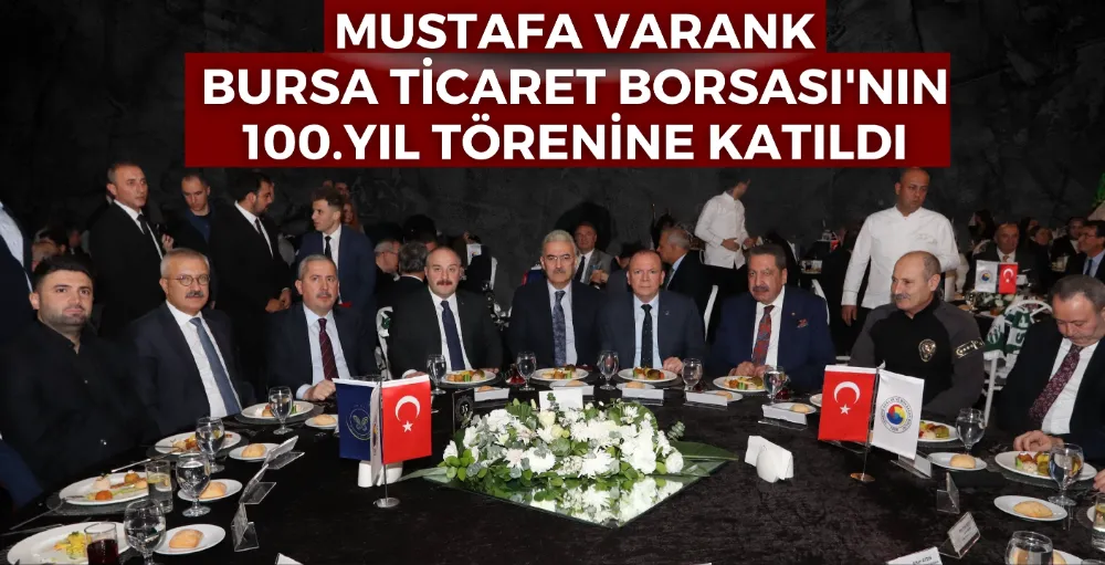 Mustafa Varank Bursa Ticaret Borsası