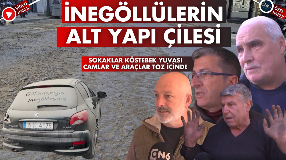 İnegöllülerin alt yapı çilesi