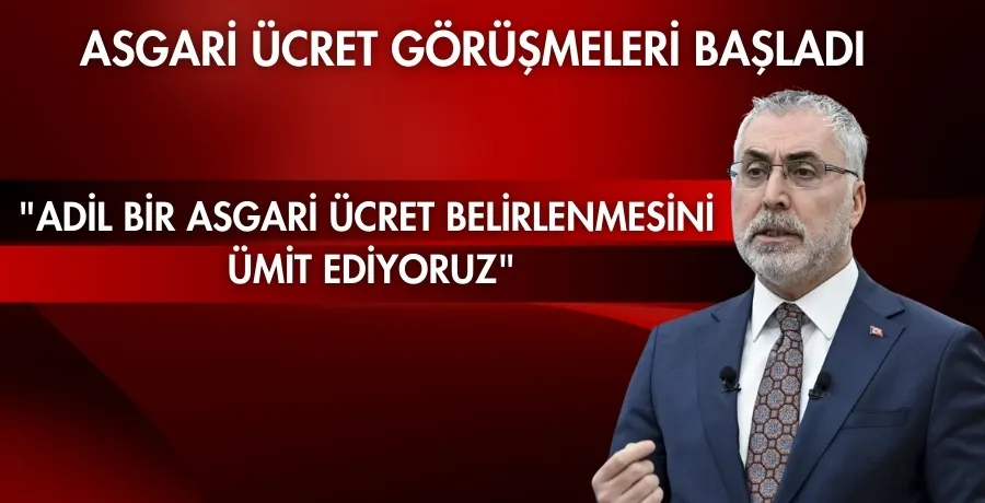 Asgari ücret görüşmeleri başladı