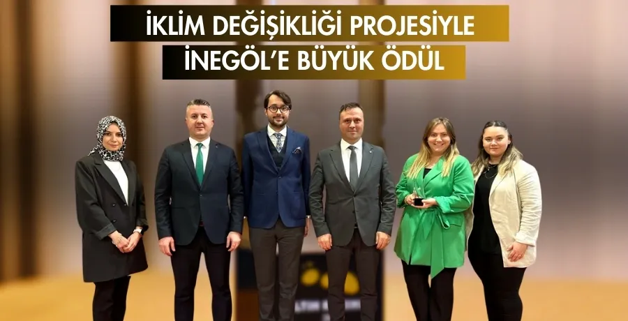  İklim değişikliği projesiyle İnegöl