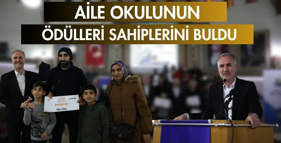 Aile Okulunun ödülleri sahiplerini buldu