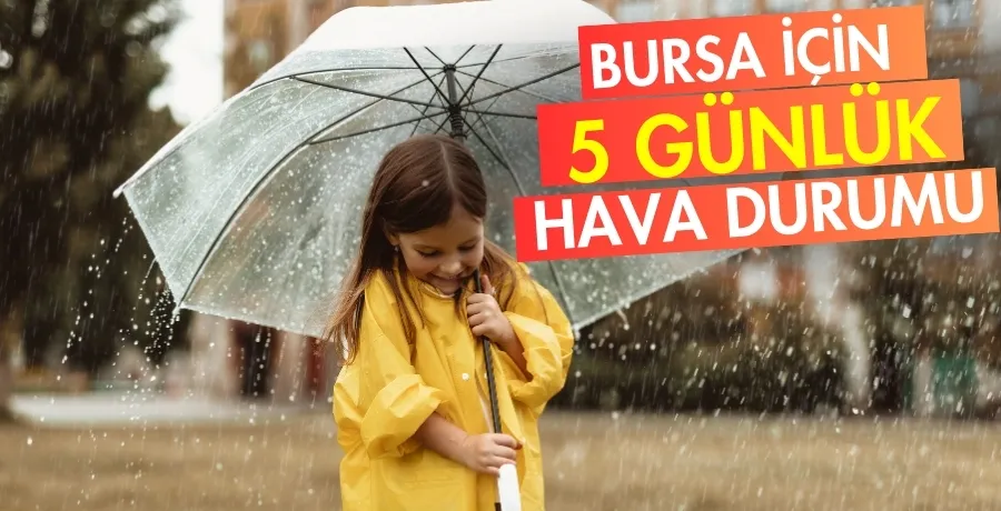 Bursa için 5 günlük hava durumu 