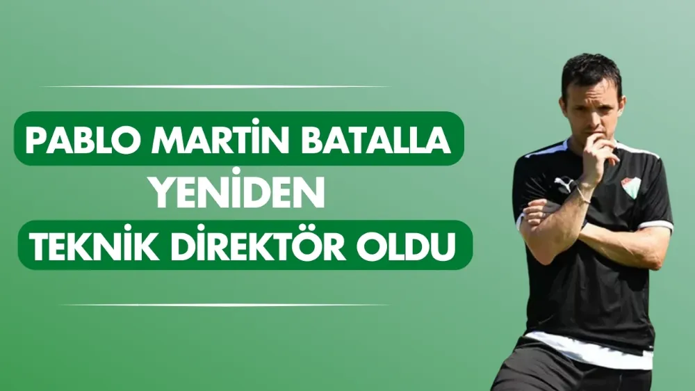 Batalla yeniden teknik direktör oldu