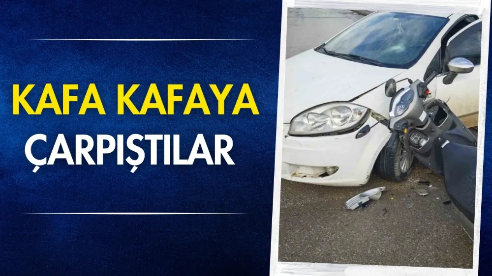 Kafa kafaya çarpıştılar 