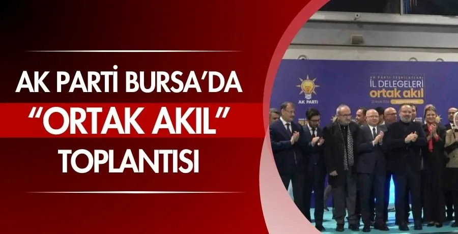 AK Parti’den Bursa’da Ortak Akıl toplantısı