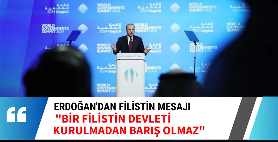 Erdoğan Dünya Hükümetler Zirvesi
