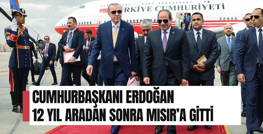 Erdoğan ve Sisi tarihi görüşmede