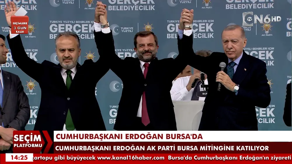 Cumhurbaşkanı Erdoğan Gürsu