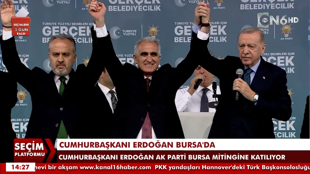 Cumhurbaşkanı Erdoğan Nilüfer