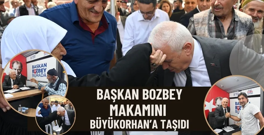 Başkan Bozbey makamını Büyükorhan’a taşıdı
